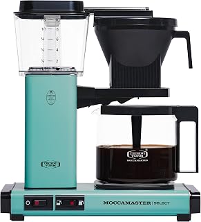 Moccamaster KBG Select Coffee Filter Machine, Coffee Machine, Turquoise, 1.25 Litres