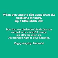 Vista 7 de Stash Tea Earl Grey - Té negro con cafeína, sin OMG, verificado por proyecto de alta calidad, sin ingredientes artificiales, 20