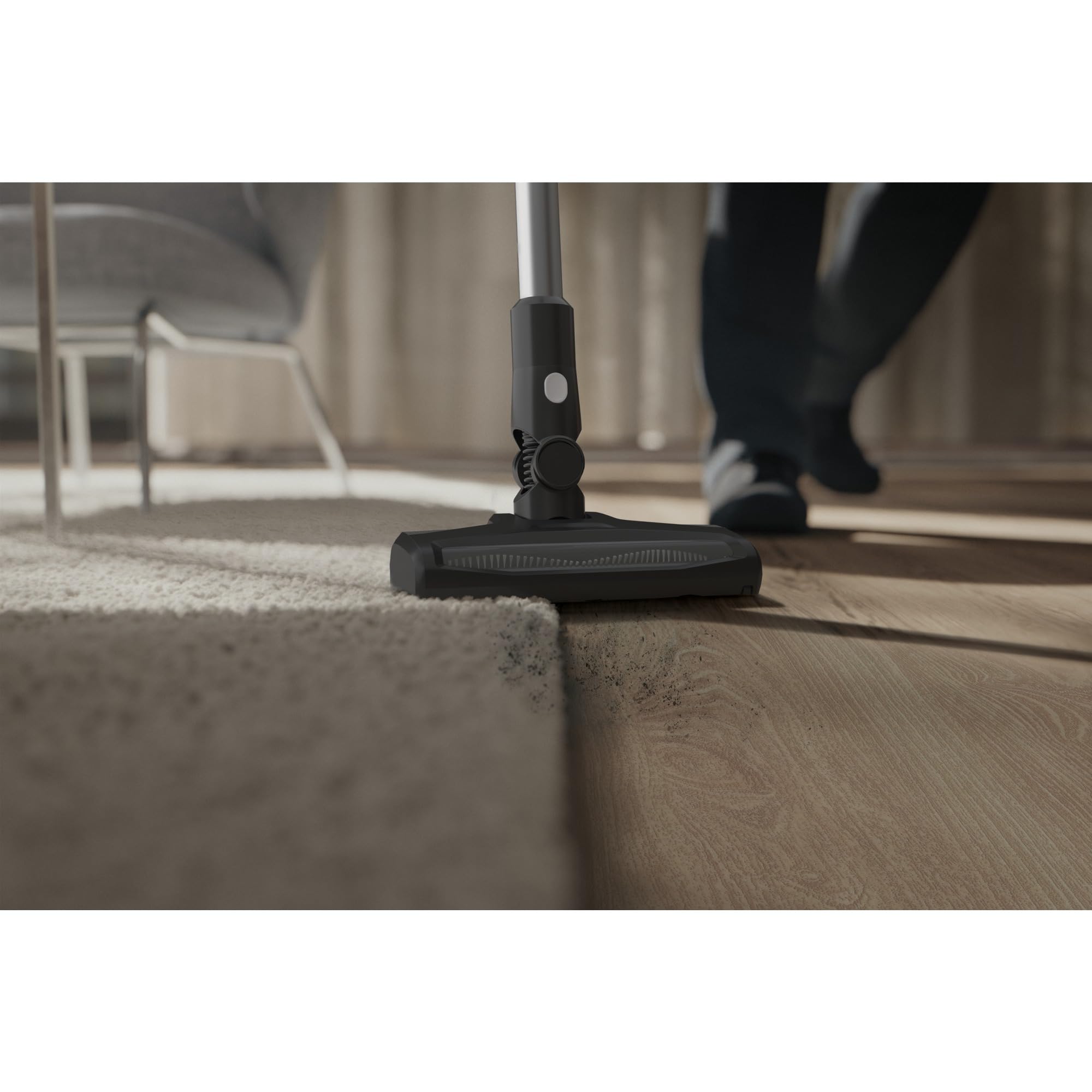 Electrolux 300, bezprzewodowy odkurzacz szczotkowy, do 99% odsysania kurzu - 40 minut autonomii, system cyklonowy, wyjmowana bateria, pojemność 0,5 l, EP31CB21GP, perłowo-szary