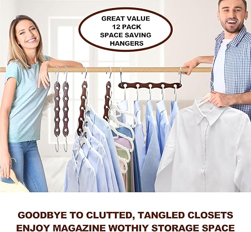 Miniatura 7 de Organizadores de armario y almacenamiento, organizador de armario, colgador para ropa pesada, organización de armario resistente y colgadores de