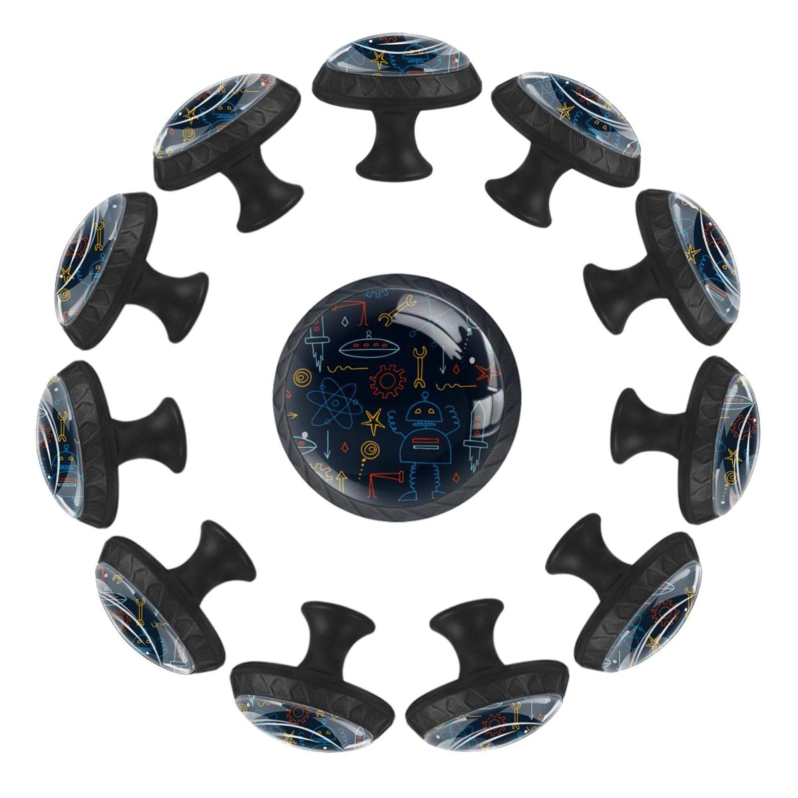 Boutons de tiroir Aliens de 35 mm pour créer une crèche magique