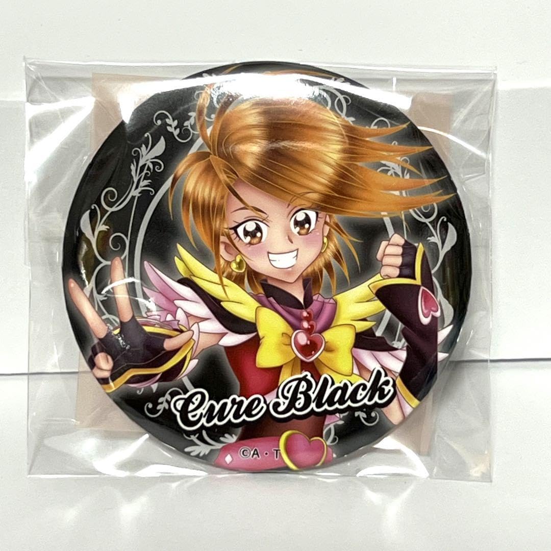 : キュアブラック 全プリキュア展 缶バッジ 傷 : おもちゃ