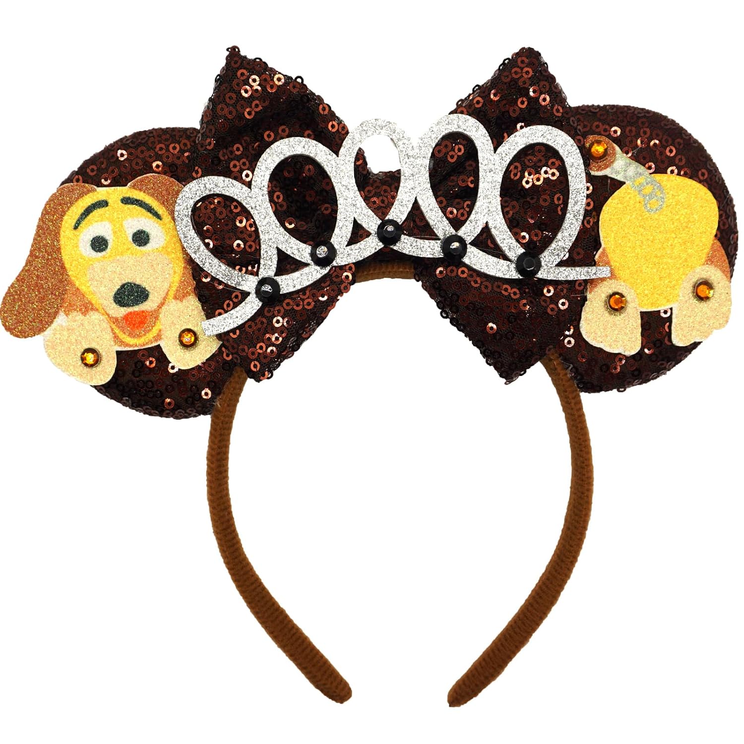 ZHENNAN Headbands for Women, Glitter Hairbands Birthday Decorations Cute Hair Accessories