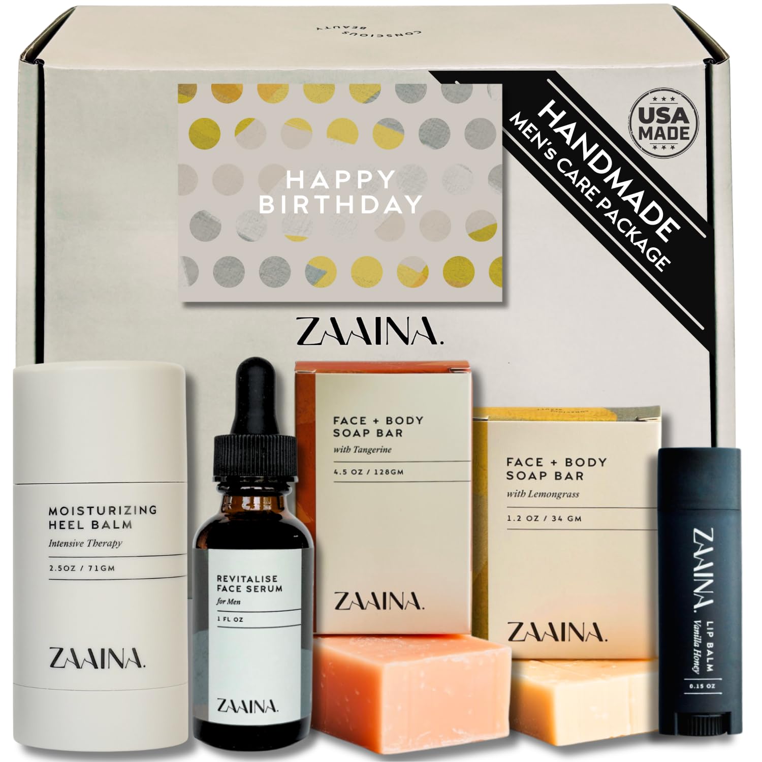 Amazon.com: Men's Birthday Care Package with Card - Luxury Gift
