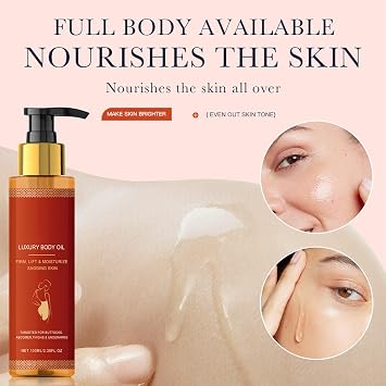 Magic Firming Body Oil, Moisturising Lifting Glow Remedy Oil For Sagging Arms, Thighs and Abdomen, Skin Tightening Magic Luxury Body Oil, Improves Fine Lines for Women, Non-Greasy