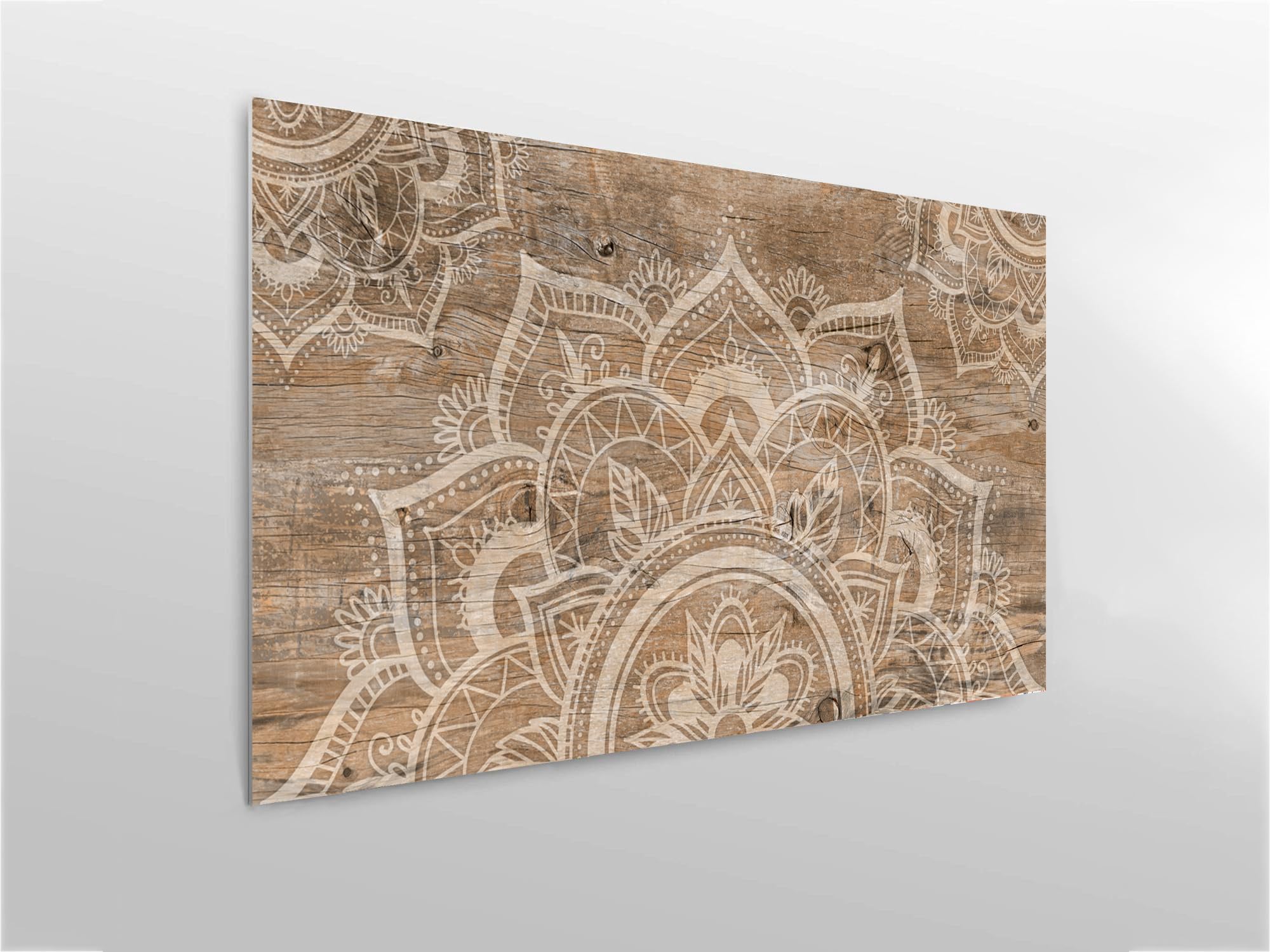 Oedim Testiere per letto in PVC effetto legno, Mandala_H132 diverse misure, leggero, elegante, robusto ed economico (Legno chiaro, Mandala_H132, 150 x 60 cm)