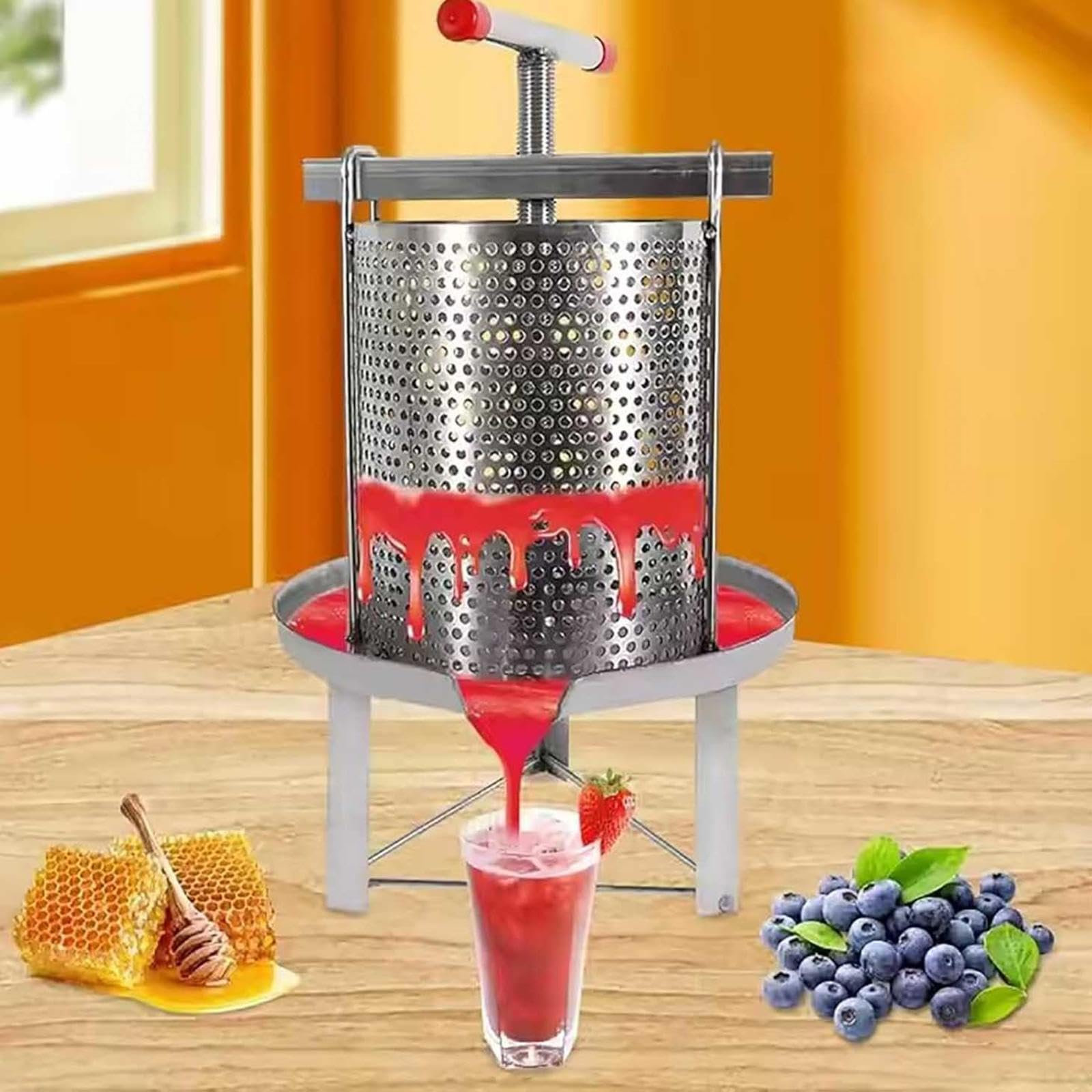 estrattore manuale per in acciaio inox pressa manuale per frutta manual honey press extractor Attrezzatura apicoltura per Apicoltura Agricoltura Strumento