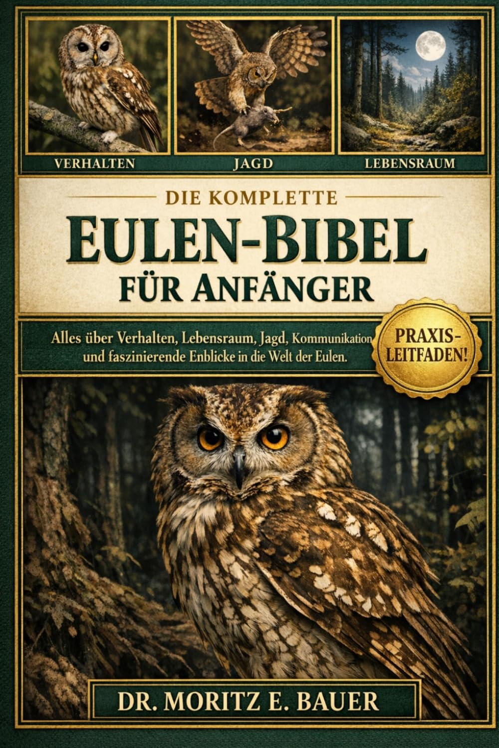 DIE KOMPLETTE EULEN-BIBEL FÜR ANFÄNGER: Alles, was Sie über Eulen wissen müssen : Verhalten und nächtliche Gewohnheiten, Artenübersicht, ... wichtiges Wissen für Anfänger und Liebhaber.