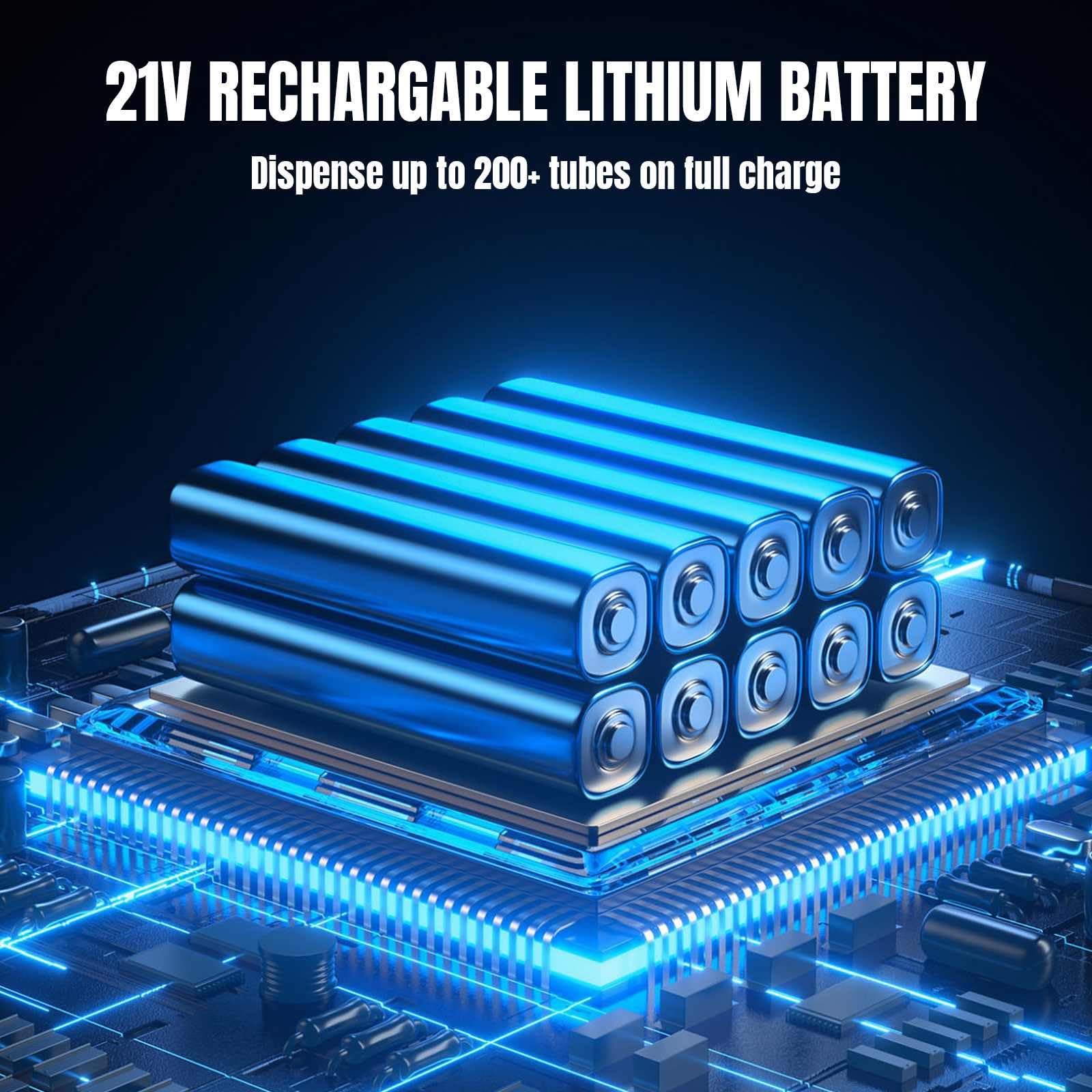 Pistola a cartuccia a batteria per Makita da 18 V, pistola ergonomica con batteria da 2000 mAh, luce LED, 4 velocità, pressa elettrica per cartucce da 300 ml (senza batteria)