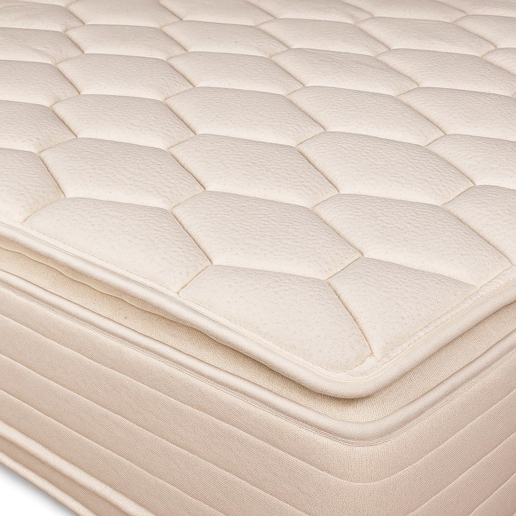 PIKOLIN Colchón de Muelles Normablock Pillow Top con Topper Integrado una Cara CM11046 Firmeza Media con Altura 33 cm Confort con Efecto Micromasaje