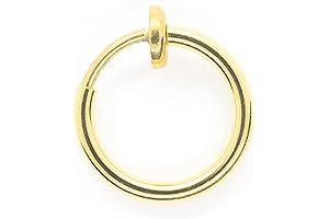 Gold-Toned Clip-On Belly Ring