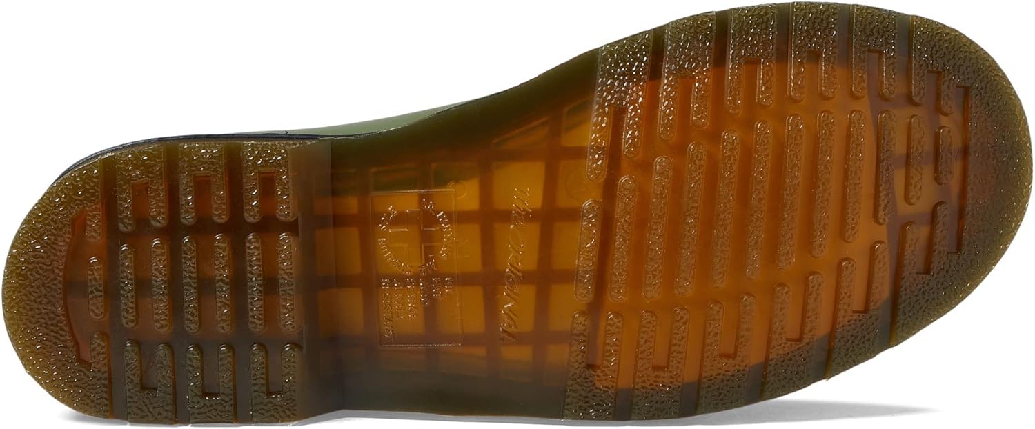 Dr. Martens, 1461 3-Eye Leather Oxford Shoe for Men and Women 5 Women/4 Men Khaki Green Smooth