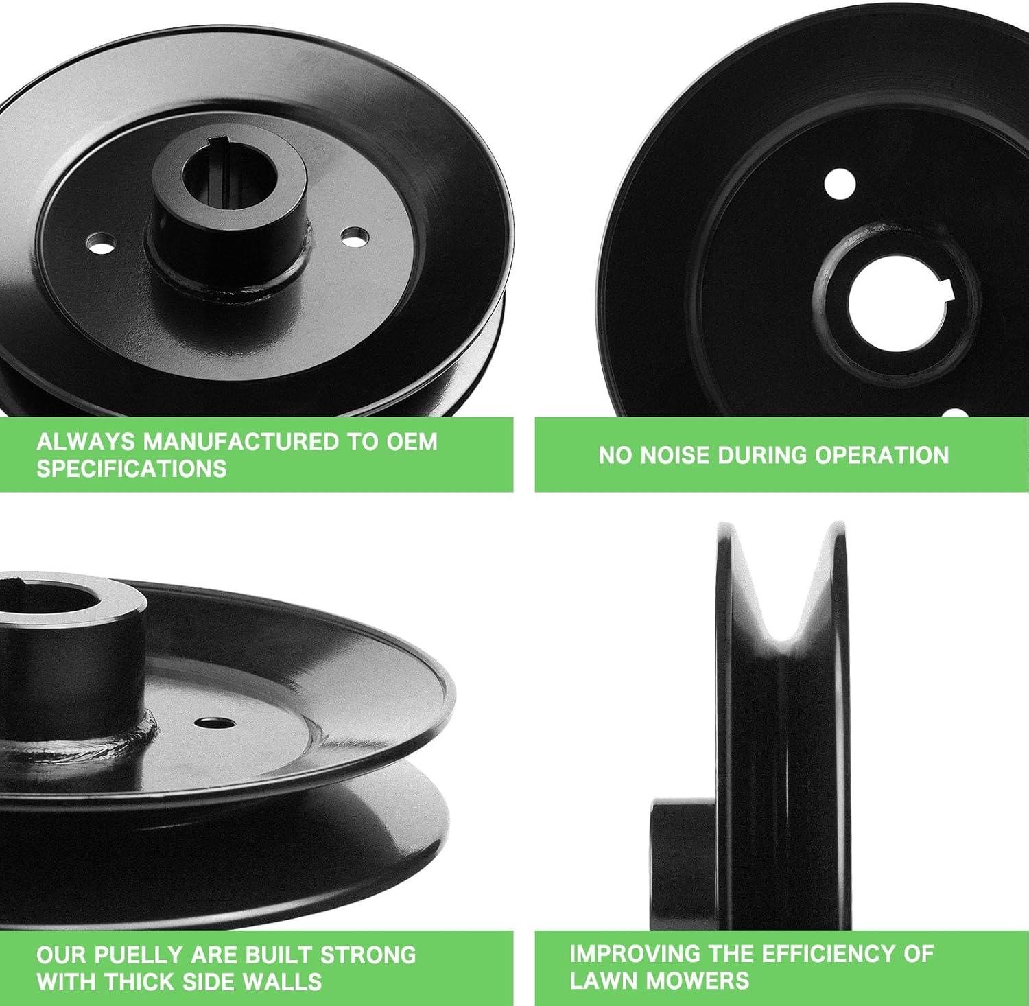 033-4890-00 Genuine 54" Deck Pulley Replaces Bad Boy 033-4890-00 (5-1/2" OD, 7/8" ID.) MZ MZ Magn um ZT Ave nger Models Lawn Mower（2pack）