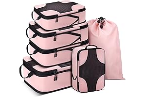 Pink Compression Packing Cubes: The Epitome of Space-Saving Travel