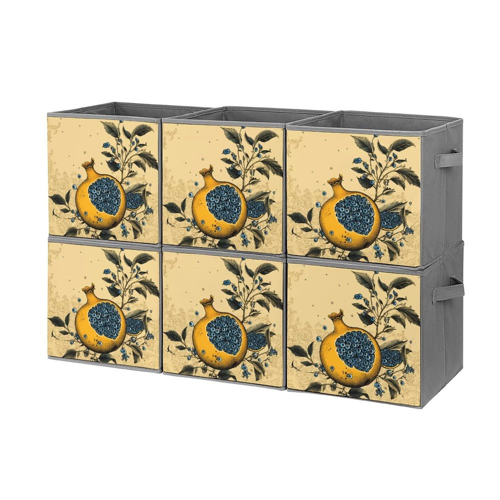 Paniers de rangement pliables pour étagères et armoires gain de place