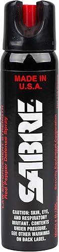 SABRE - Aerosol de pimienta 3 en 1, tamaño táctico, para policías, tamaño mayor (4.36 onzas)