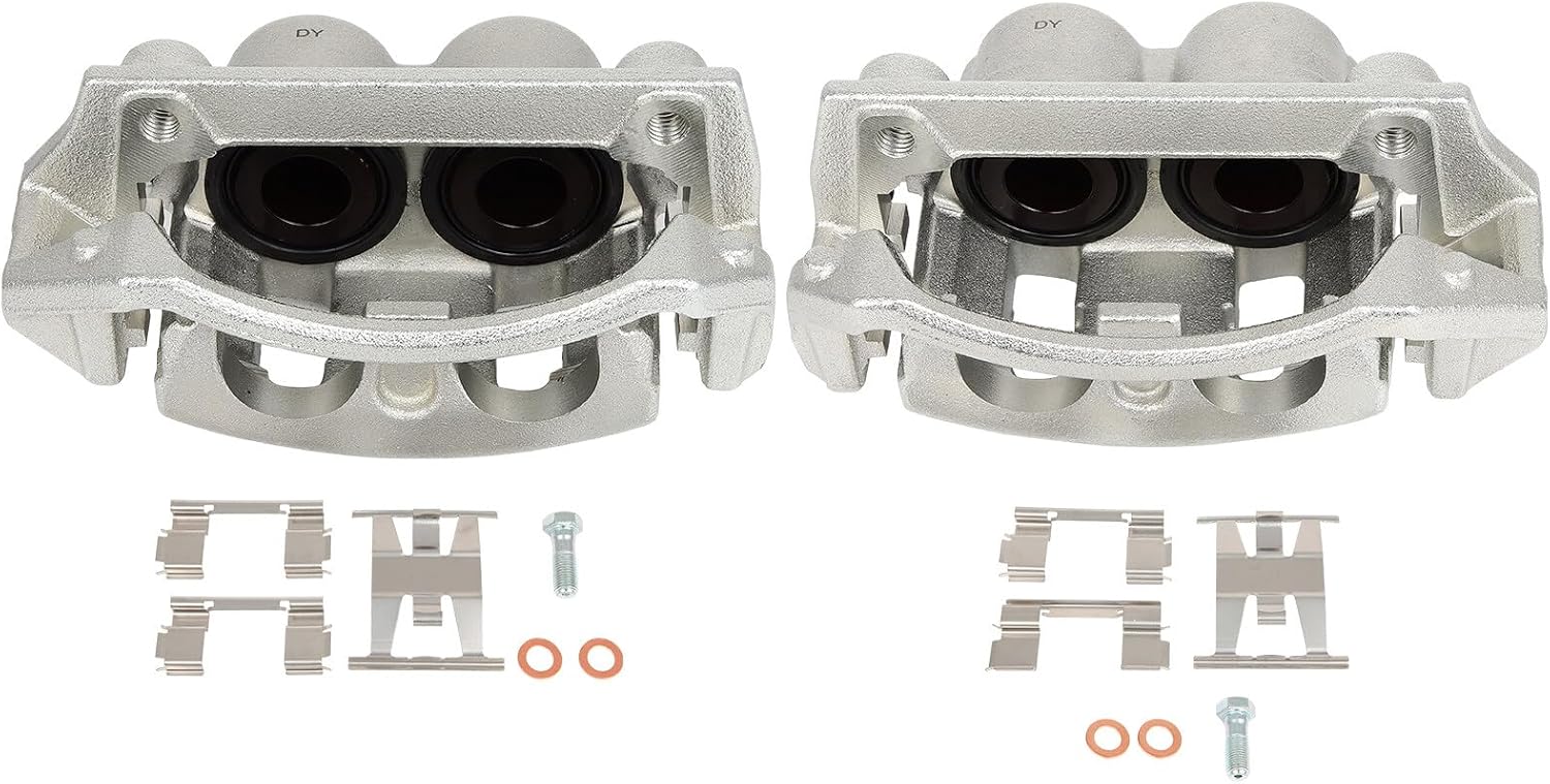 AUTOMUTO Front Left & Right 18B4635 18B4634 Disc Brake Calipers With Bracket For Ford For F-150 1996-2003 For Ford For F-150 Heritage 2004 For Ford For Lobo 1997-1998 2000-2001