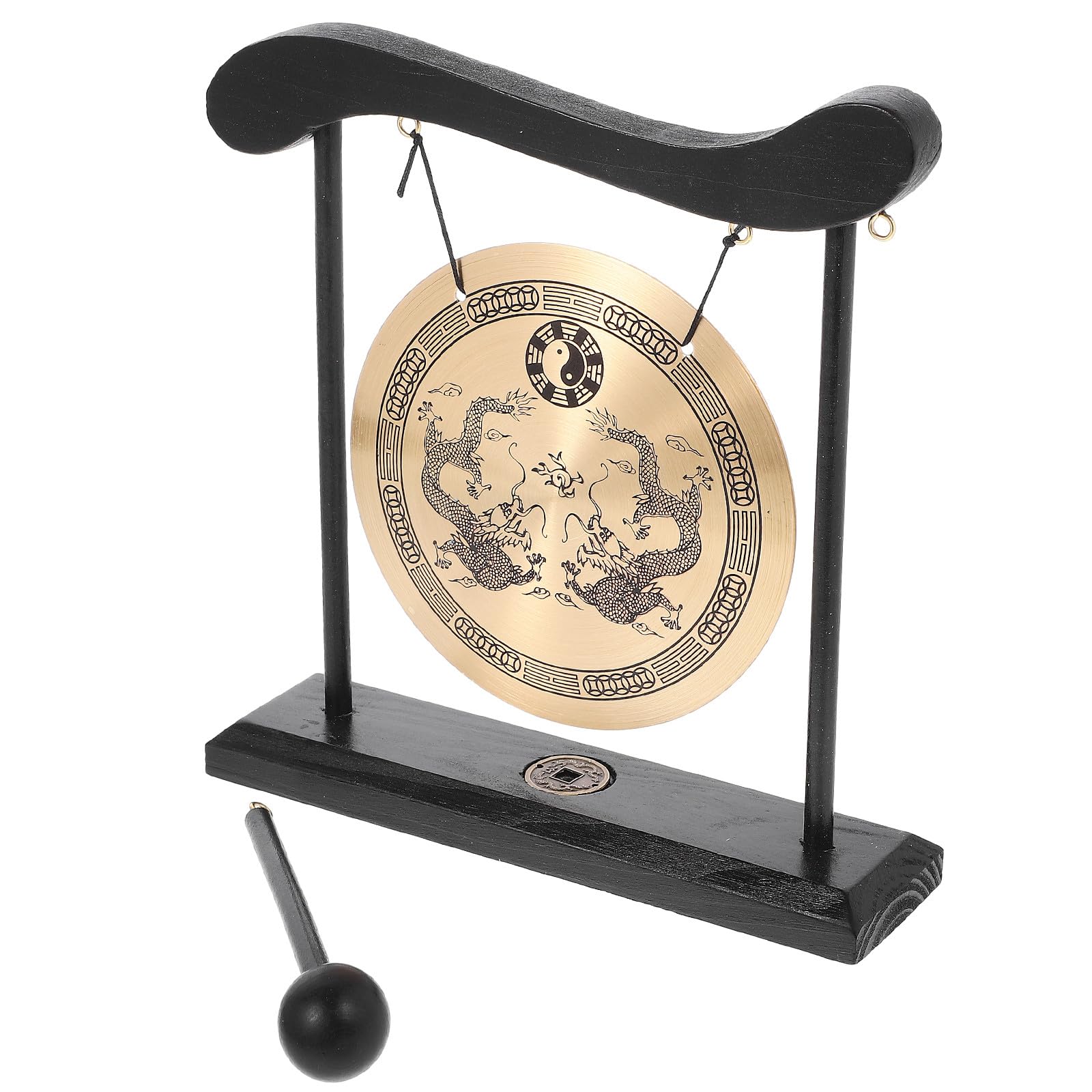 TOYANDONA Gong De Mesa Fengshui Decoración del Hogar Gong Chino Centro De Mesa para Sala De