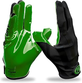 F3 Football Receiver Gloves - Youth & Men Super Sticky Palms for Ultimate Grip High-Performance Football Gloves for Catching Hard Passes Battle