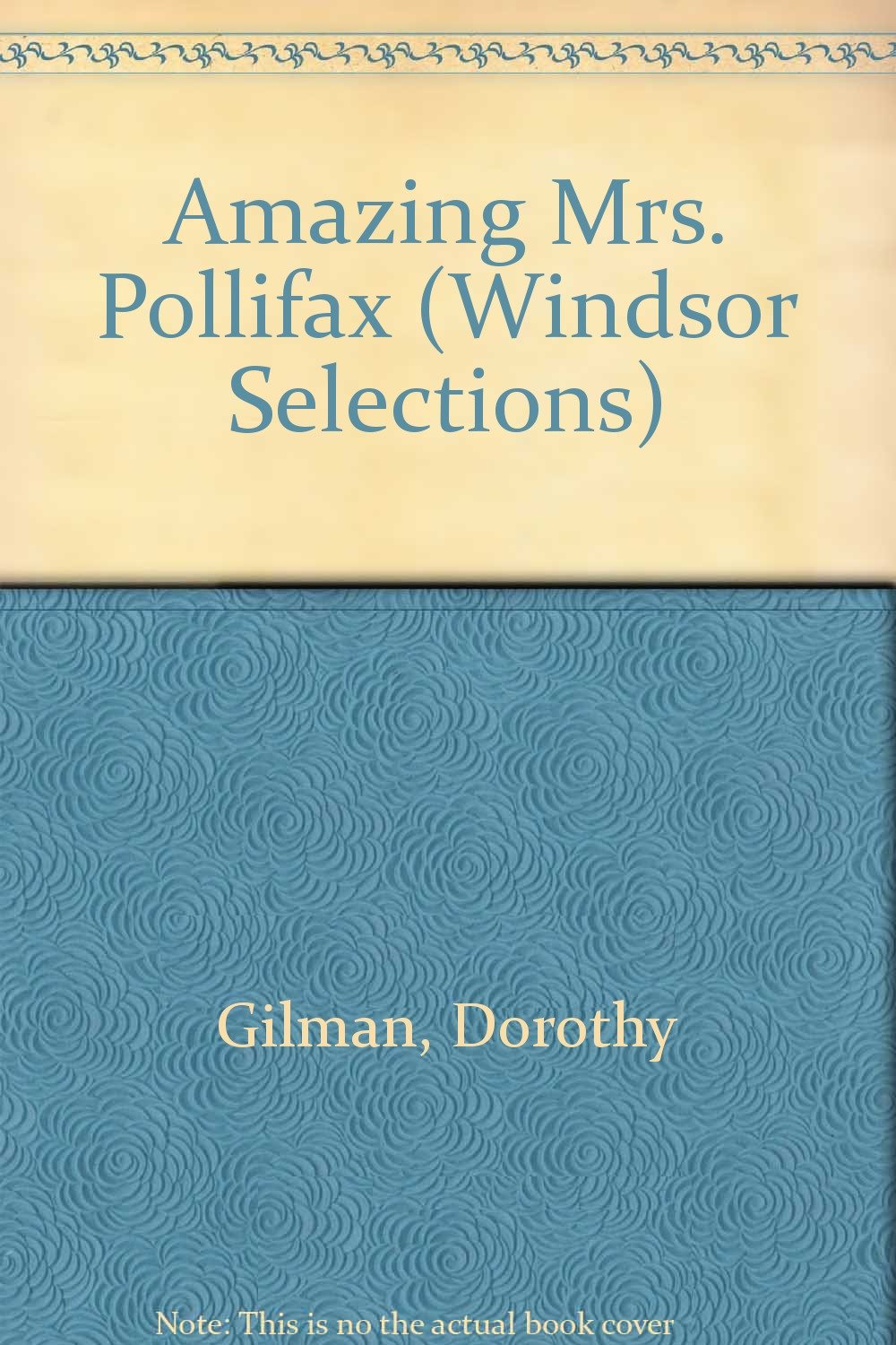 Buy Amazing Mrs. Pollifax (Windsor Selections S.) — BookShops.in