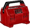 Einhell Orijinal Şarj Cihazı Power X-Quattrocharger 4A Power X-Change Li-Ion, 18 V, aynı anda 2 x 2 akü şarjı, akü takibi, akıllı şarj yönetimi, 6lı LED gösterge - 4512102