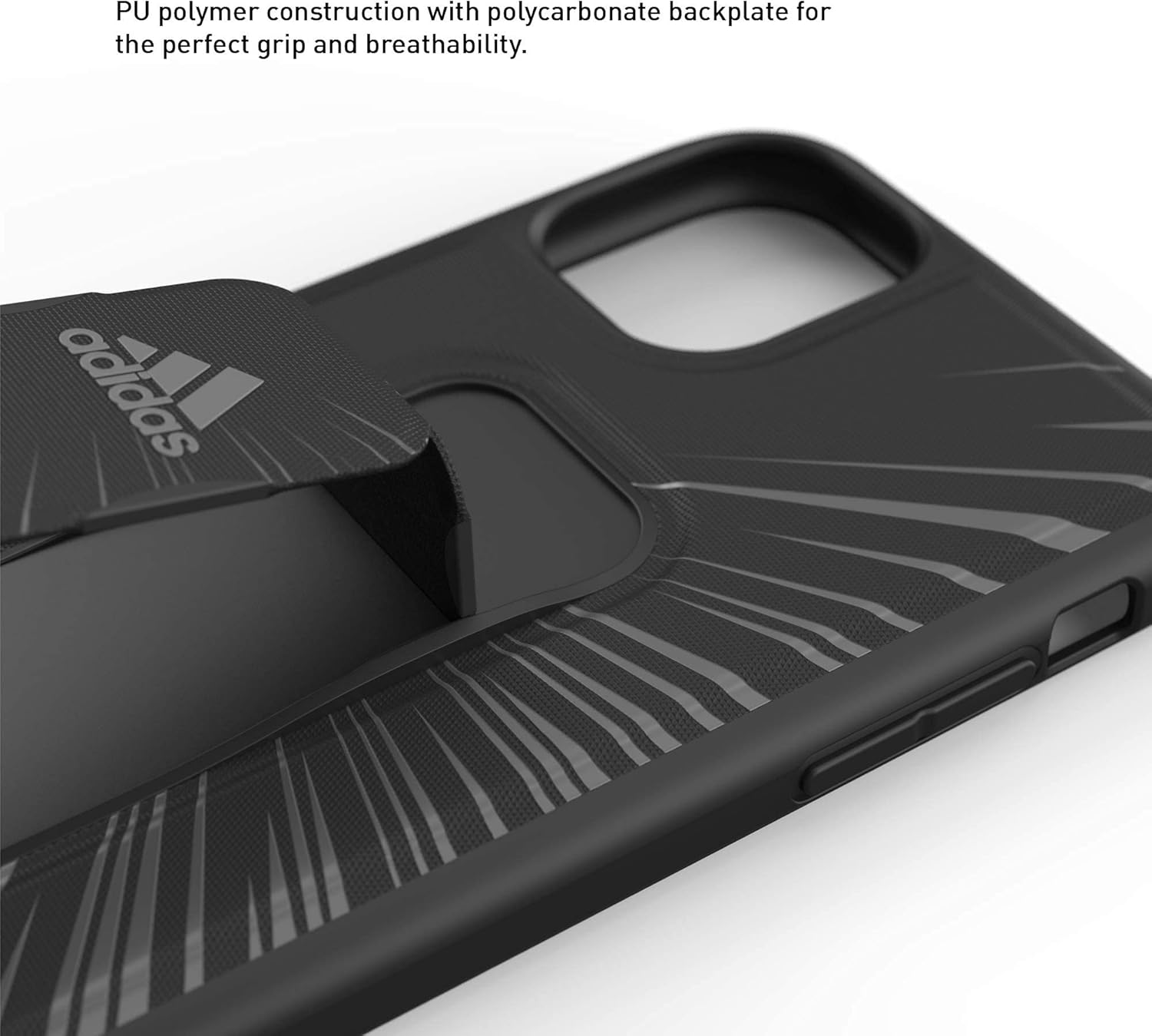 Suреr Chеар 🛒 adidas Compatible with iPhone 11 Case, Sports Grip Stand Mobile Phone Case - Black Bіg Sаlе adidas Compatible with iPhone 11 Case, Sports Grip Stand Mobile Phone Case - Black