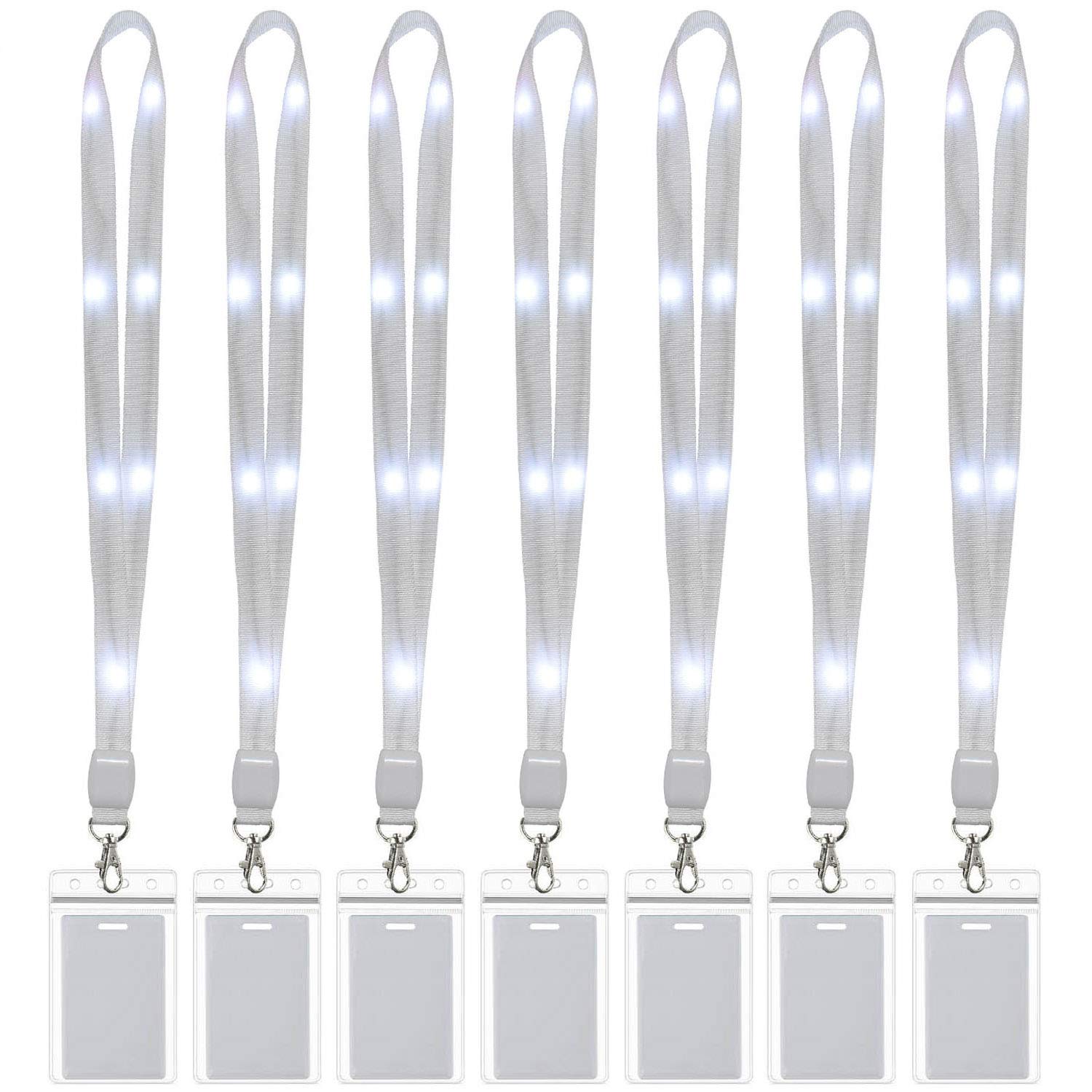 LED Light Up Flashing Cruise Lanyards Keychain Key Holder Neck Straps Necklace