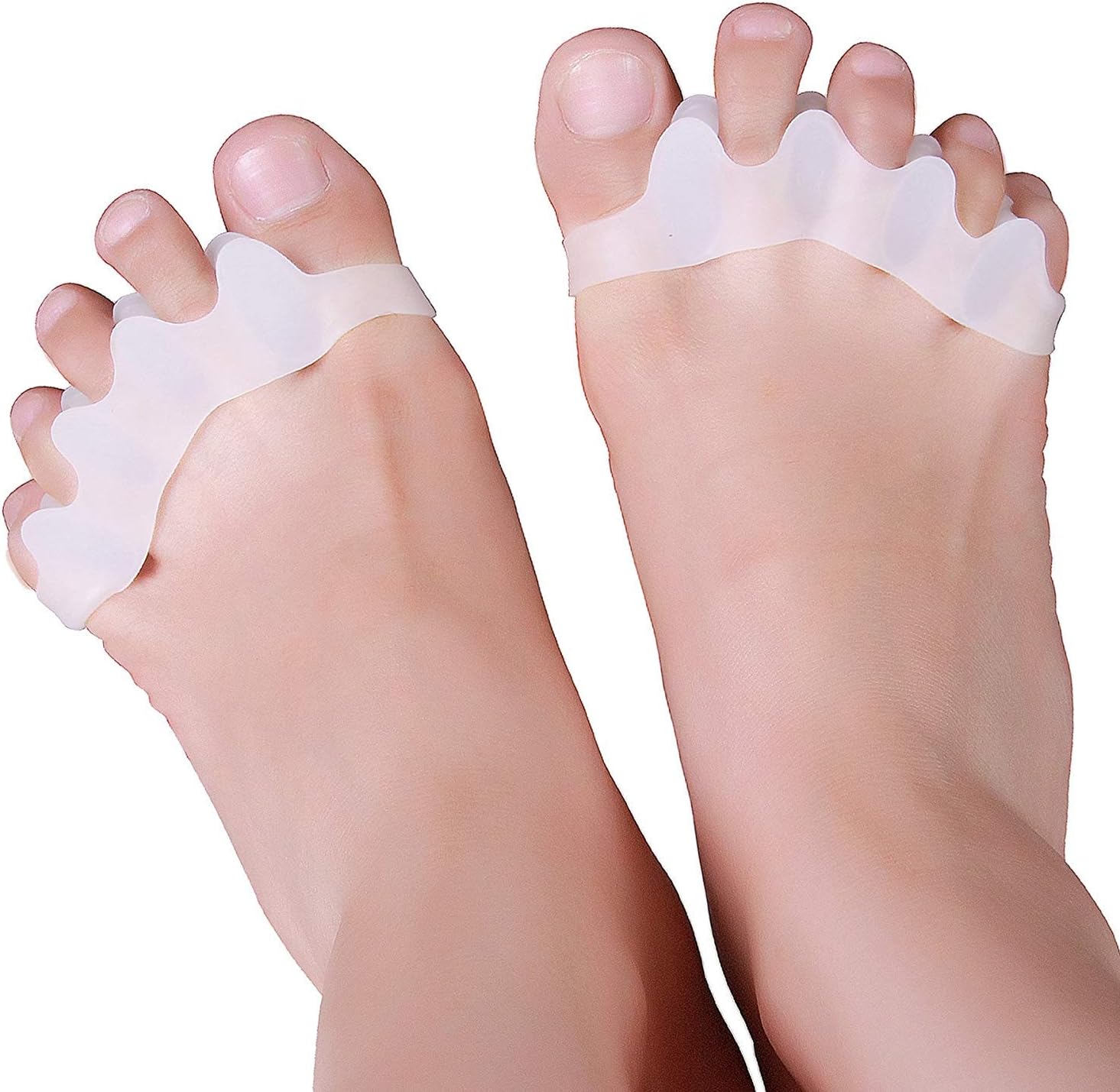 Toe Separators Gel Toes Stretchers Bunions Corrector Relief for Hammertoe Overlapping Toes Hammer Big Toe Straightener Claw Toes Alignment Toe Spacers Bunion Pad Toe Pads for Men and Women Wingswind