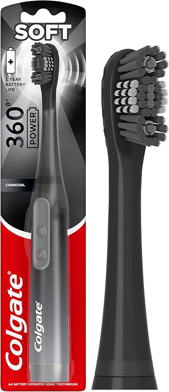 360 Power Charcoal Battery Toothbrush