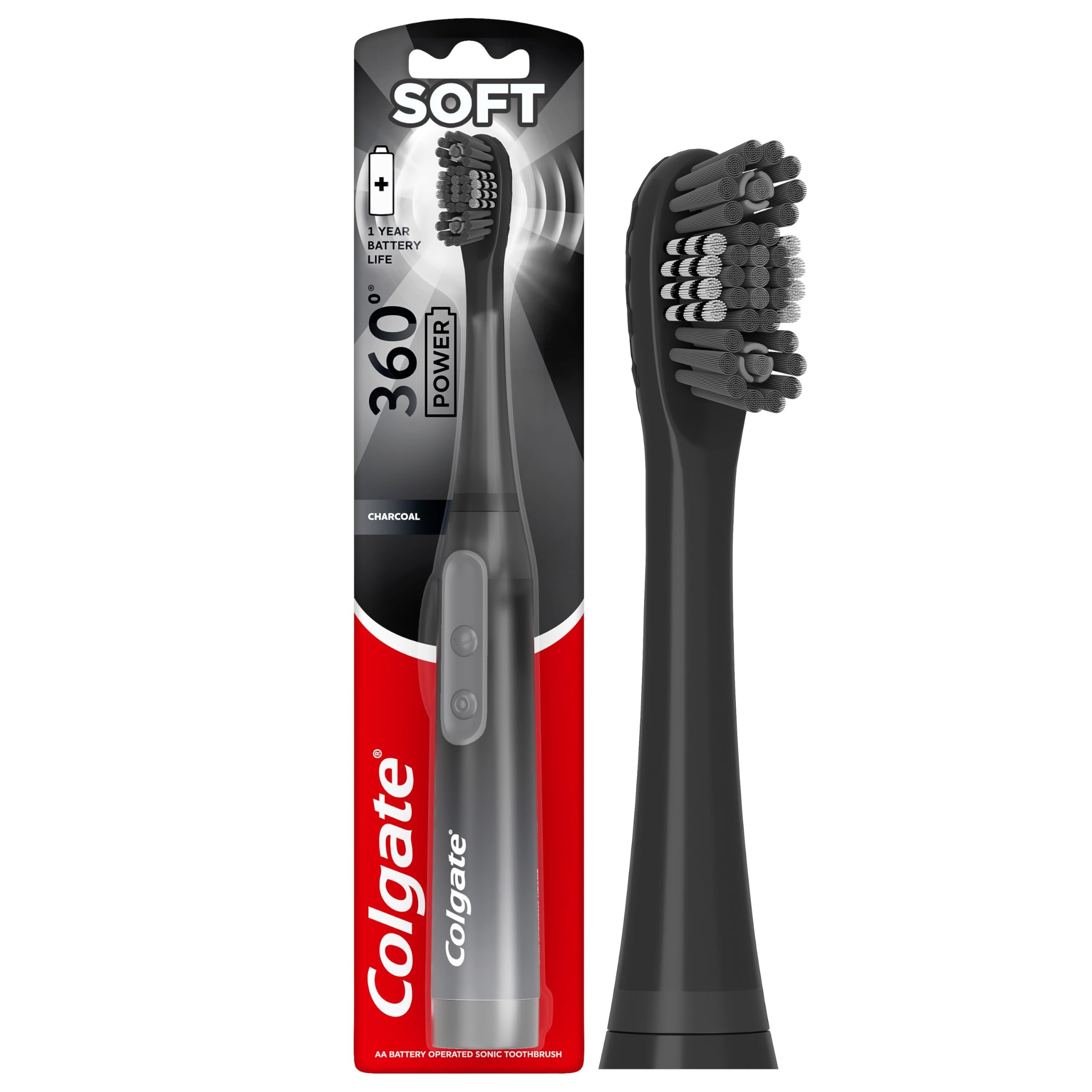 Colgate 360 Power Charcoal Battery Toothbrush