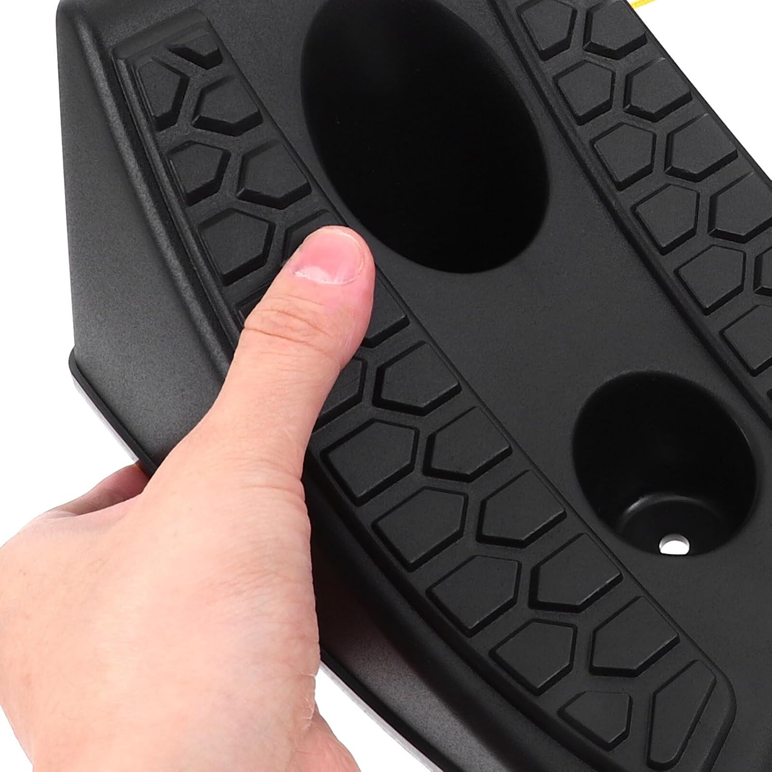 2pcs Rubber Wheel Chocks for Car and Vehicle Parking