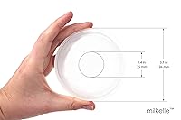 Vista 6 de Conchas de pecho, protector de leche, tazas de lactancia, silicona de grado alimenticio sin BPA PP (juego de 2)