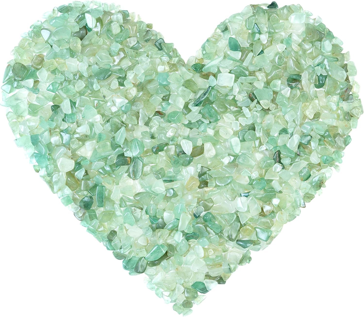 ZAICUS Green Jade Tumbled Stones 500g - Natural Healing Crystal Chips for Jewelry Making, Garden, Aquarium, Vase, Plant, Fountain, Home Decoration, and Wishing Bottles-image-28