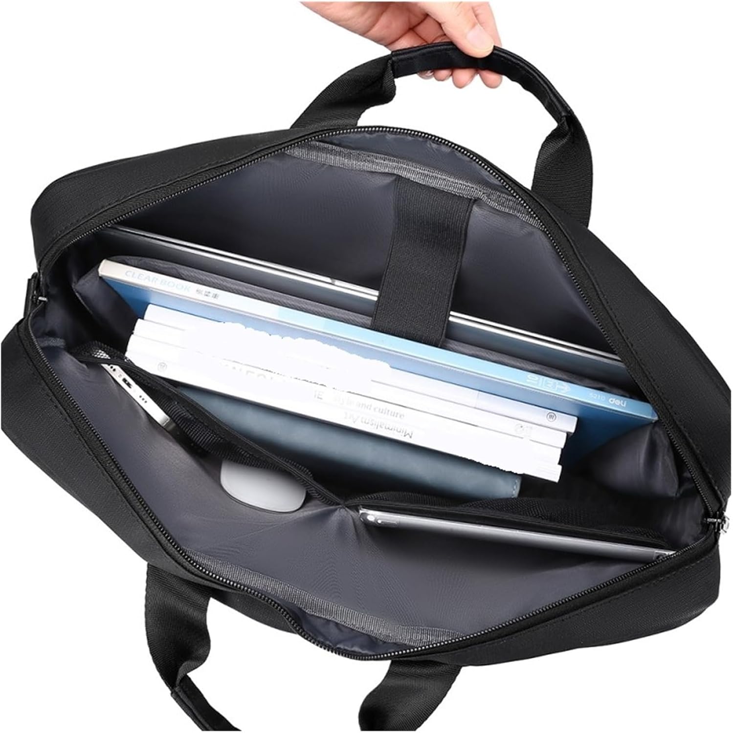 Laptop Bag 15.6-17.3 Inch,Business Briefcase,shoulder For adjustable Shoulder Strap, Suitable ，compatible For Daily Commuting