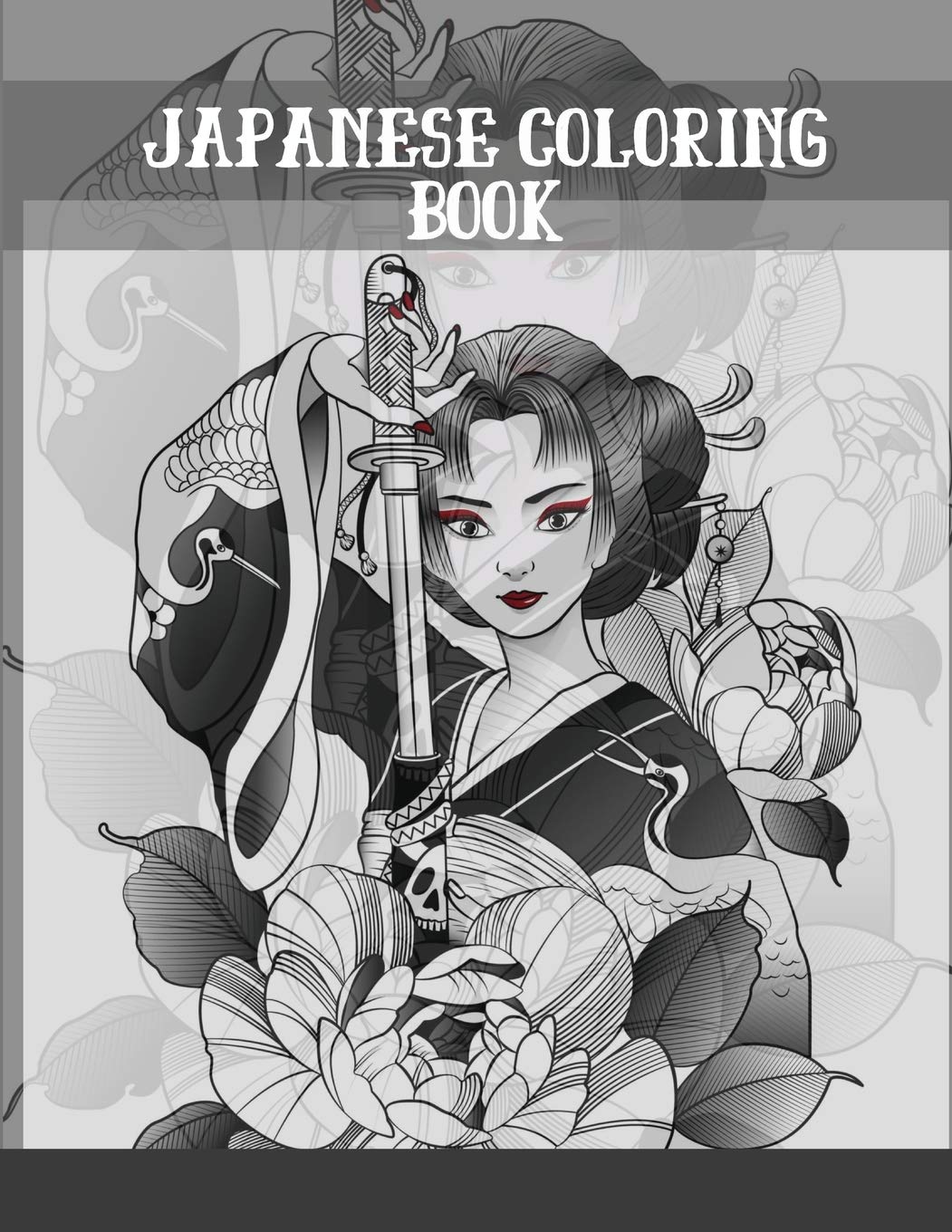 Japanese coloring book: Japan lovers to express their creativity, relax and have fun