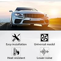 Vista 7 de Kit de Montaje de Ventilador Automotriz, Kit de Montaje de Clips de Bridas para Ventilador de Radiador, Soporte de Montaje Eléctrico para Ventilador