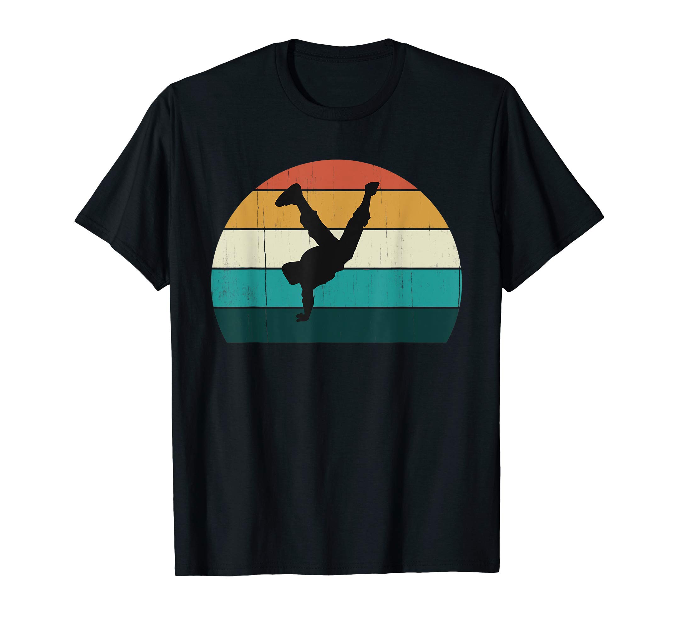 Retro Dance / Break Dancer DesignsRetro Hip Hop - Vintage Sunset Break Dancing Routine Gift T-Shirt