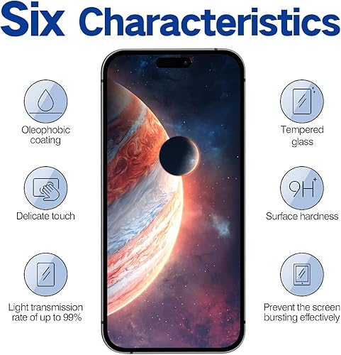 Miniatura 3 de HONAMWINPRO Protector de pantalla de privacidad para iPhone 11 Pro Max (6.5 pulgadas), antiespía, paquete de 2 protectores de vidrio templado