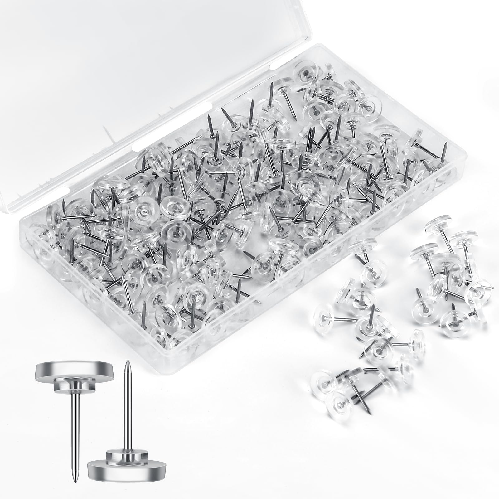 500 Puntine Da Disegno Cersaty - 10mm Testa, Con Scatola, Per Lavagne E Decorazioni - Foto 8