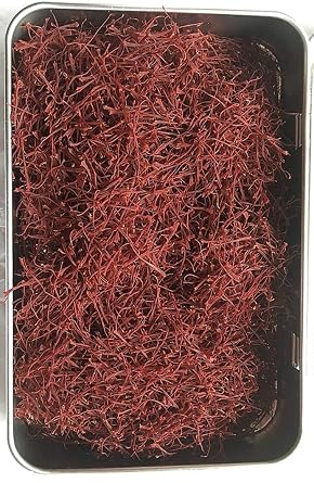 Cyrus Saffron, Organic USA Grown Superior Saffron 22-24 Karat All Red for Tapas, Paella, Rice Dishes, Tea 1 Ounce Pack Of 1