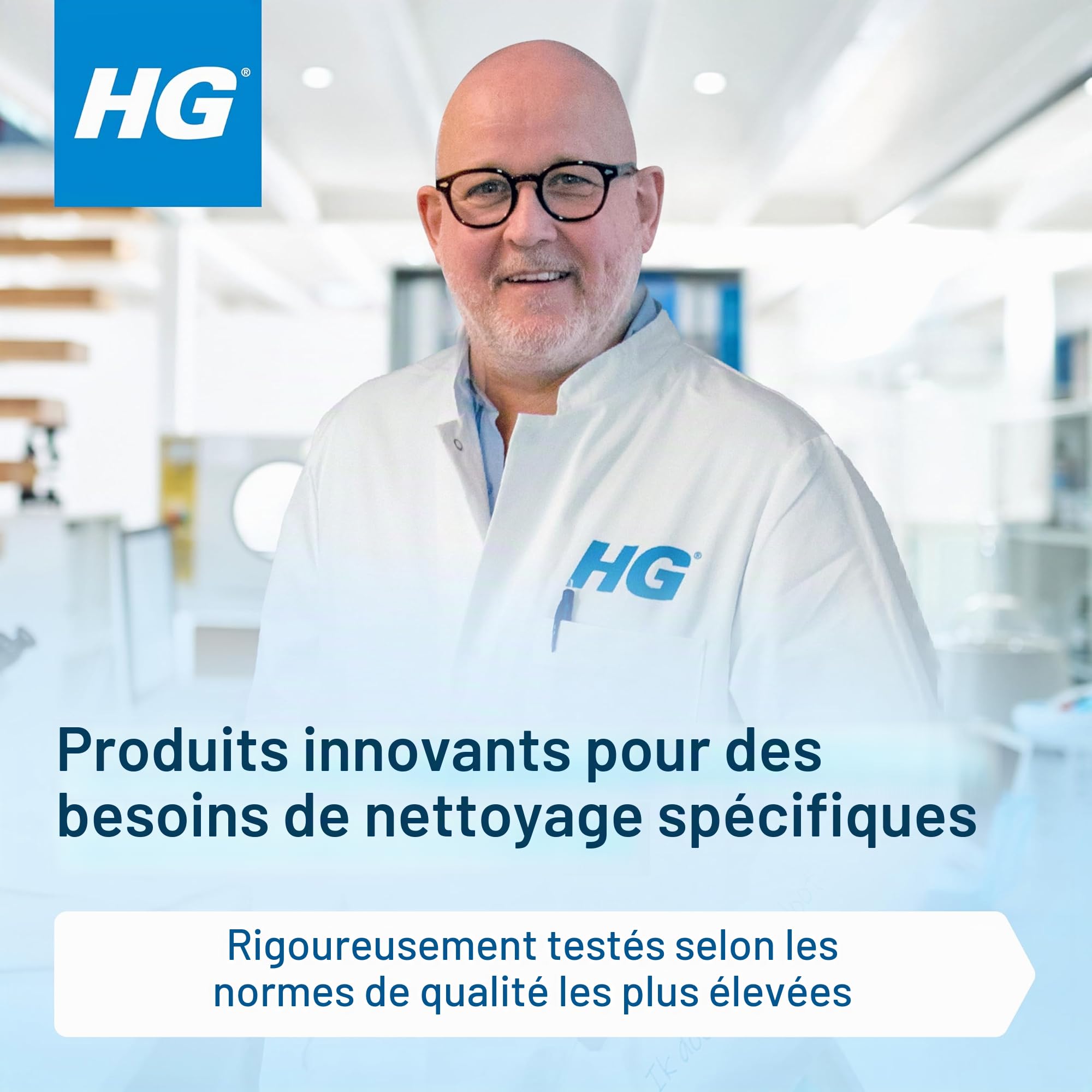 HG Nettoyant spray pour vitres, fenêtres et miroirs, élimine efficacement la graisse et la saleté, 500 ml (142050106)