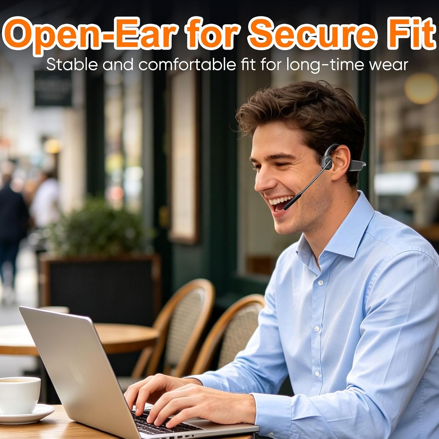 MAIRDI Wireless Bone Conduction Headphones Bluetooth with Microphone Noise Canceling, Wireless Bluetooth Headset with Mic Boom & USB Dongle for PC Work Calls 9 71VGJs5DNgL. AC SL1500