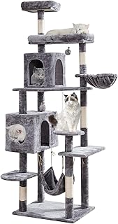 YARUOMY Cat Tree 71.6 inches Cat Tower for Indoor Cats, Multi-Level Cat Condo Furniture with Scratching Posts Plush Perche...