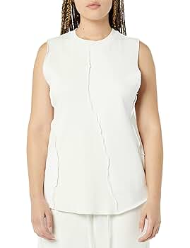 Amazon.com: rare/self All-Gender Pieced Mixed Knit Tank Top