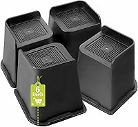 Vista 26 de Elevadores de cama de 2 pulgadas, 3 pulgadas, 4 pulgadas, 6 pulgadas, 8 pulgadas, resistente, elevador de muebles de gran tamaño para sofá, mesa