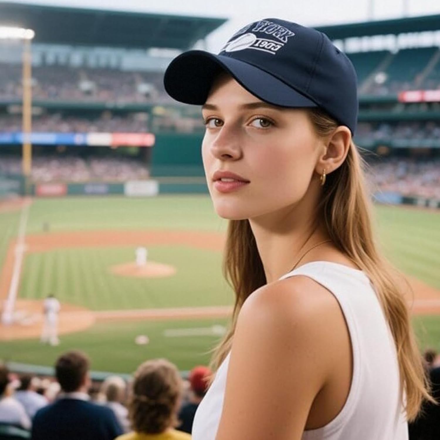 Embroidered City Washed Baseball Cap Adjustable Cotton Fans Baseball Hat for Men Women - Image 2