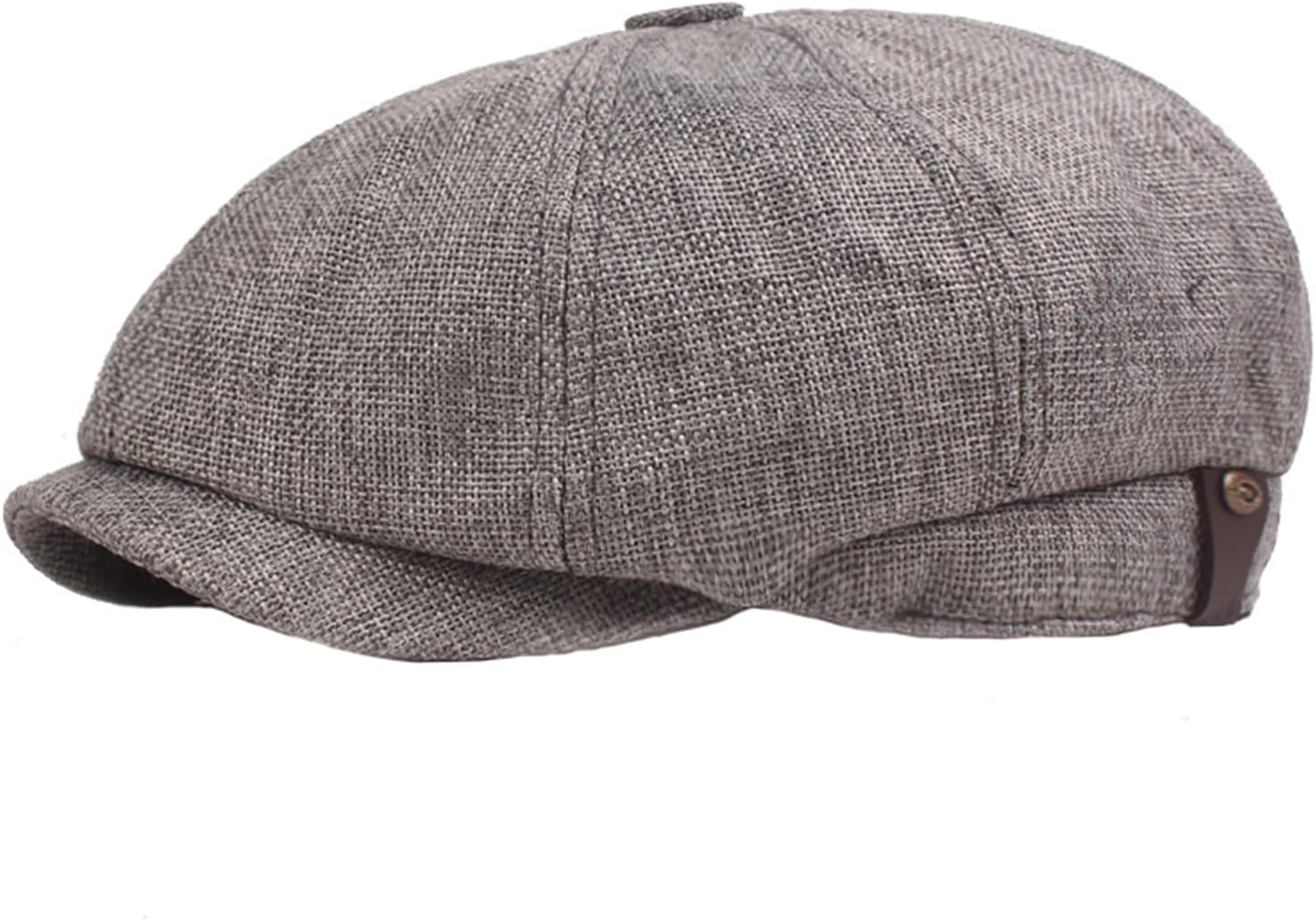 Lifup Men's Newsboy Hat 8 Panel Flat Cap Cotton Linen Gatsby Ivy Golf Cabbie Hat