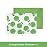 TILLYOU Toddler Pillowcases 13 x 18 Travel Pillow Case 2 Pack, Kids Pillowcases Machine Washable with Envelope Closure, Green Apple & Fruit Green