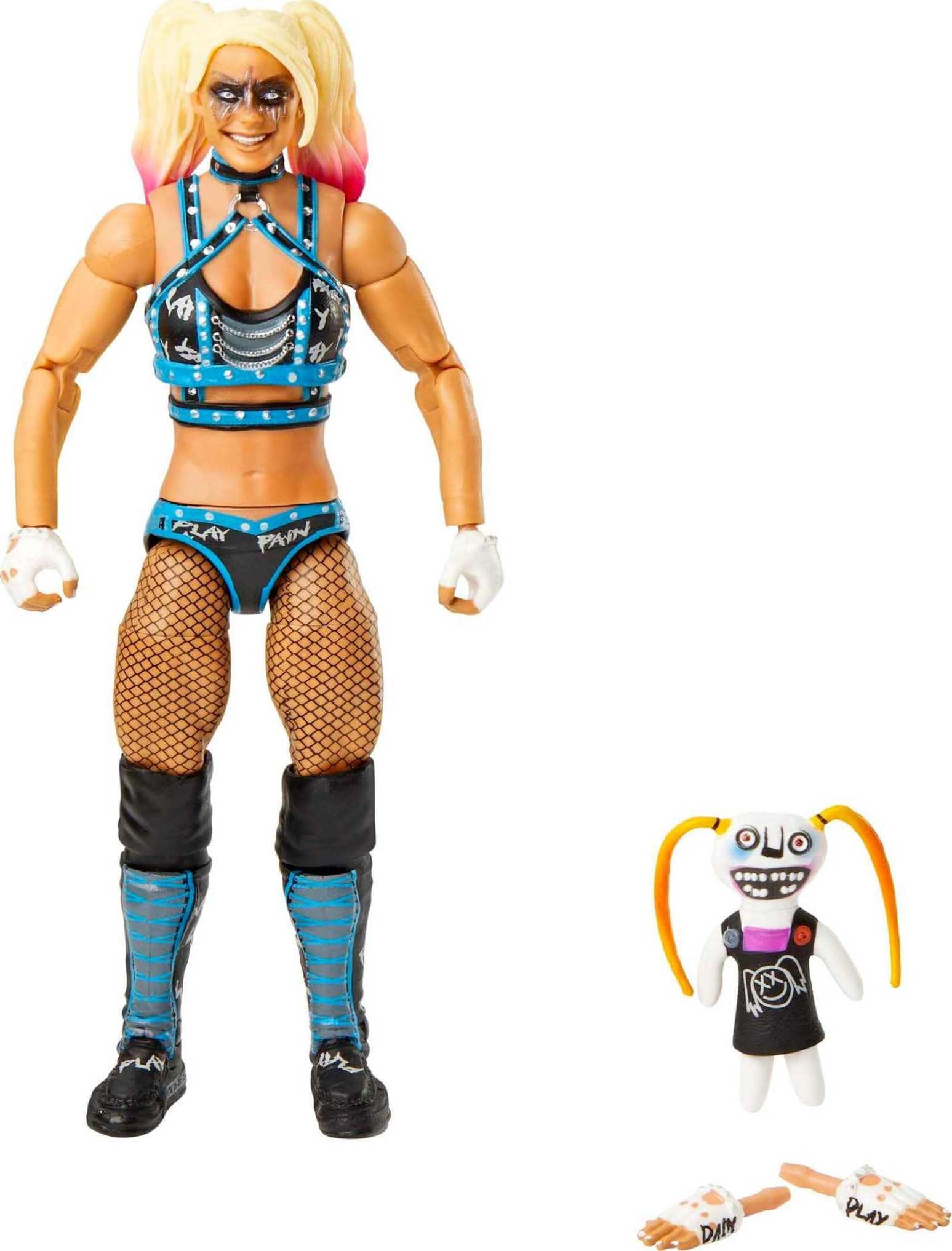 Mattel WWE Elite Collection Action Figure & Accessories, Series #97 Alexa Bliss 6-inch Collectible with 25 Articulation Points & Swappable Hands