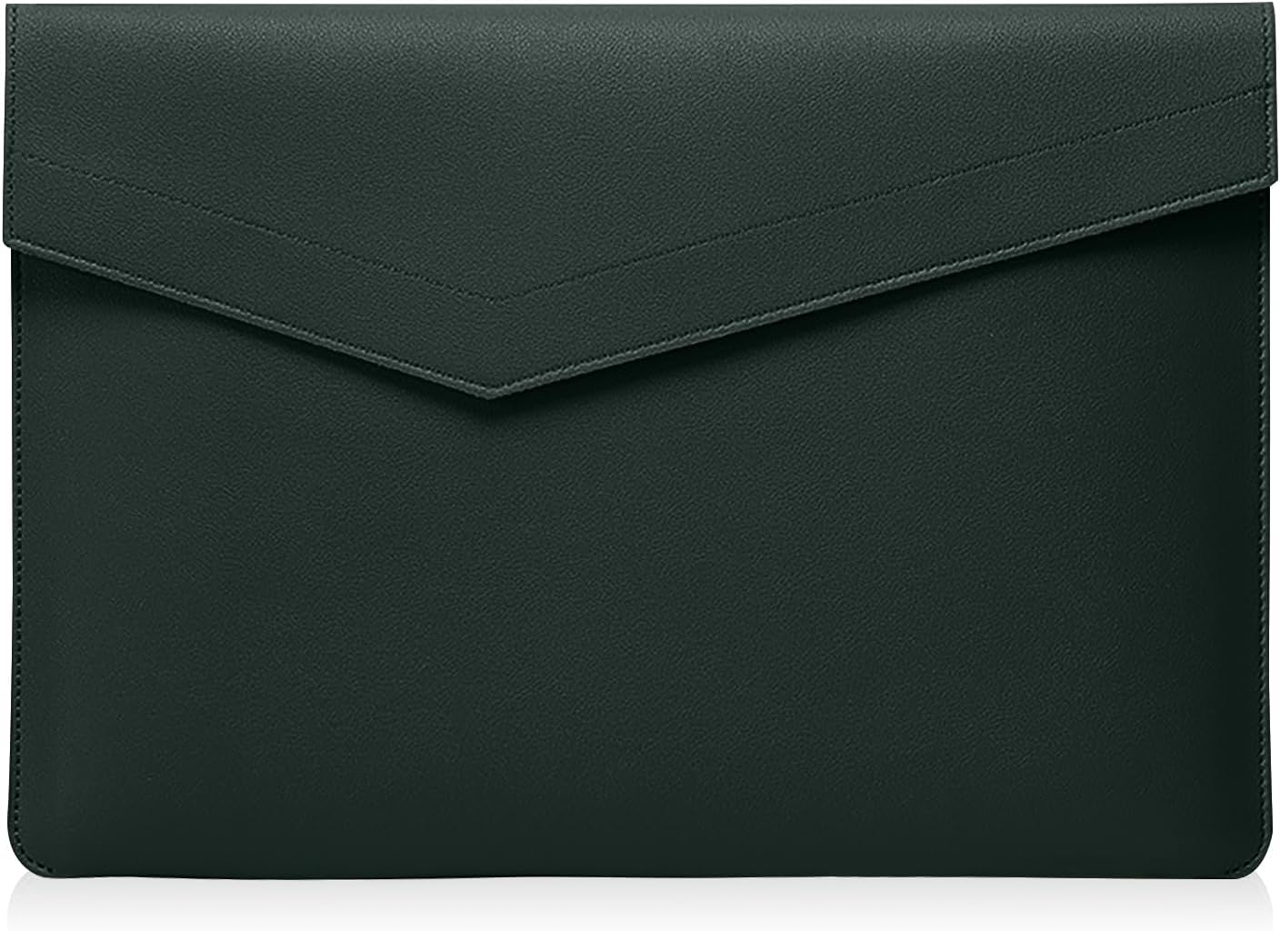 15-16 Inch Laptop Sleeve for MacBook Air 15 M5-M2 (2026-2023), MacBook Pro 16 M5-M1 Pro/Max (2026-2019), MacBook Pro 15 M3/M2, Magnetic Closure [Prevent Drops, Do Not Invert] (Dark Green)